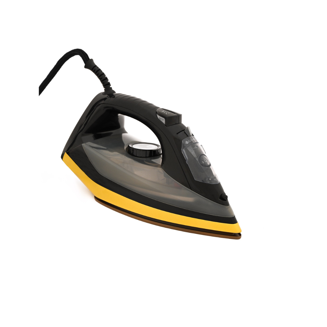 مكوة بخار وان لايف- 2600 وات قاعدة سيرميك-ST260M -اسود ذهبي