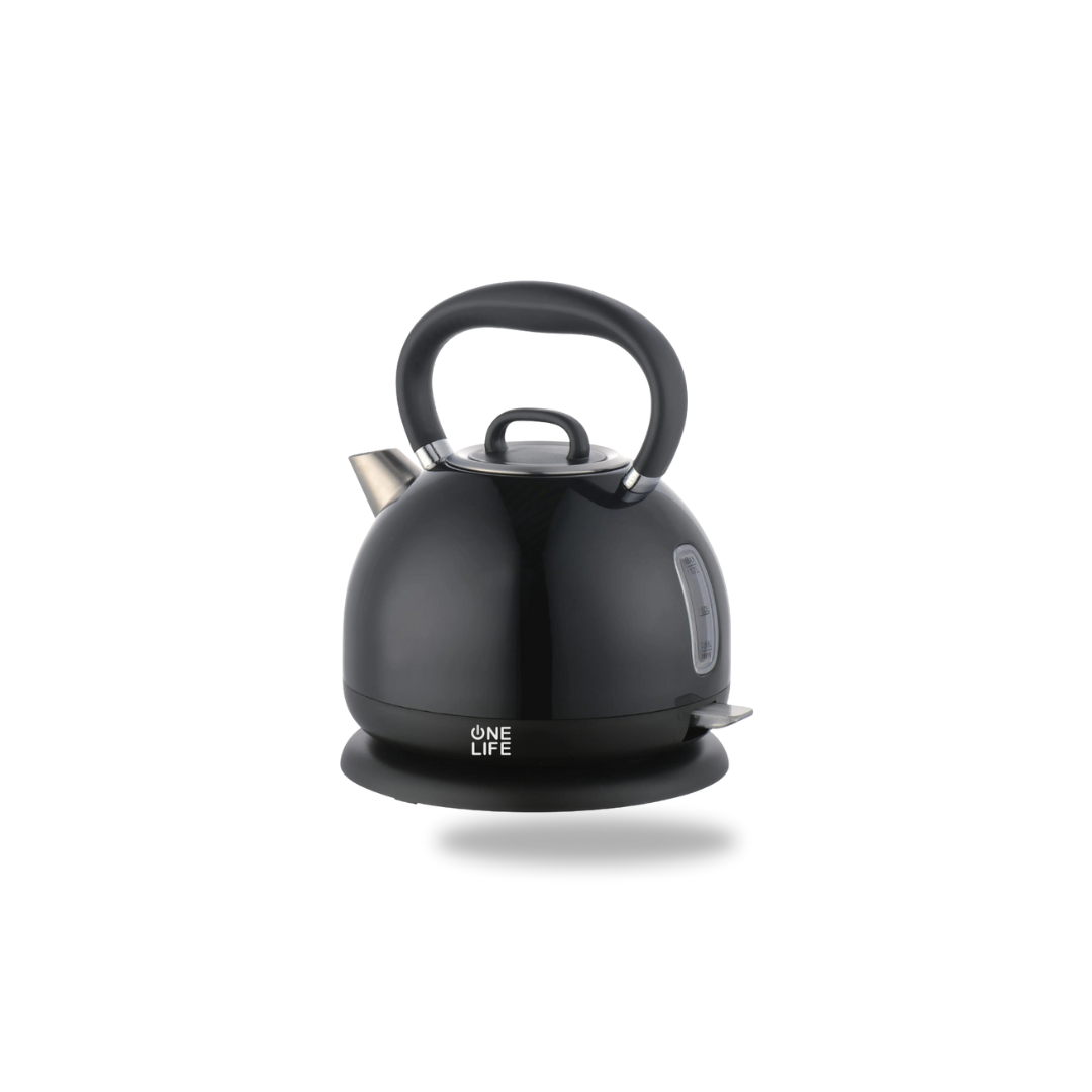 غلاية وان لايف ستانلس  1,7L لتر ستيل كلاسيك 2200 وات EK51BK -اسود