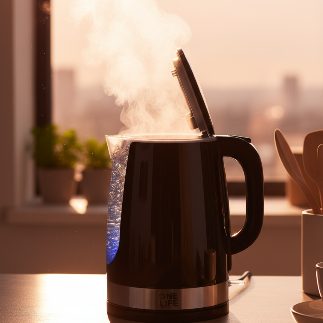 One Life Electric Kettle 1.7 Liter-2200W -KEP150BK- Black